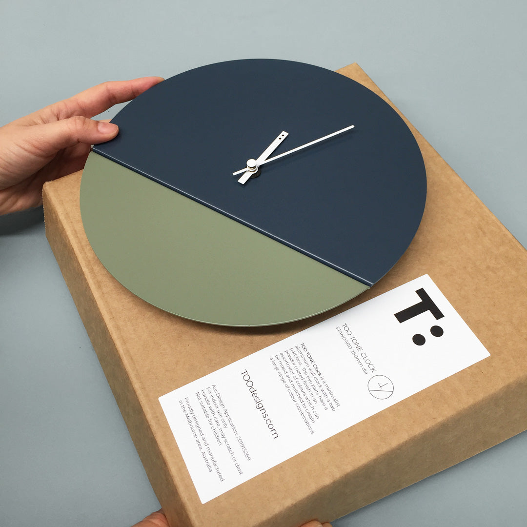 SALE: TOO tone clock - Slate Blue