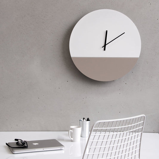 SALE: TOO tone clock - Black & Stone Grey