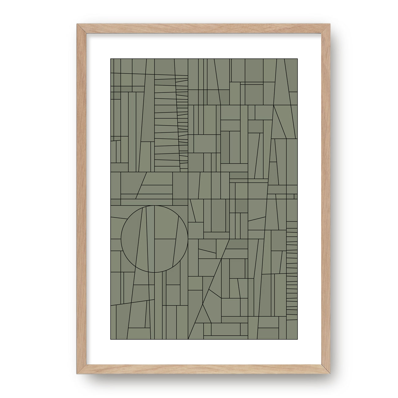 Mosaic - Olive Green