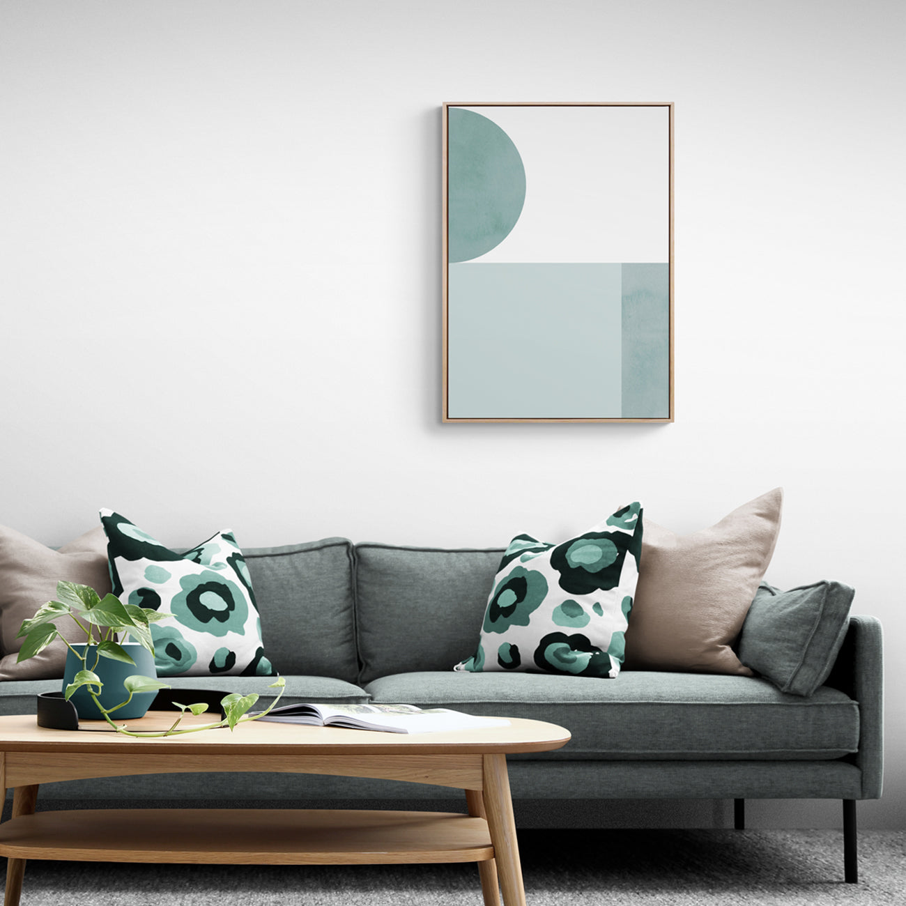 Vivid - Teal Grey
