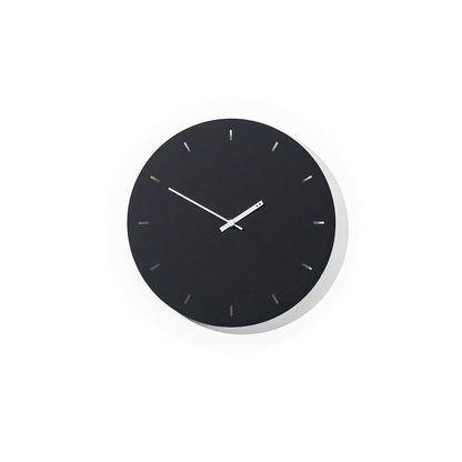 Minimal clock - Black with Lines