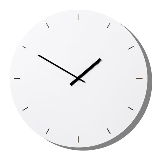 Minimalistic Matt white all clock by TOO designs Modern inteirors