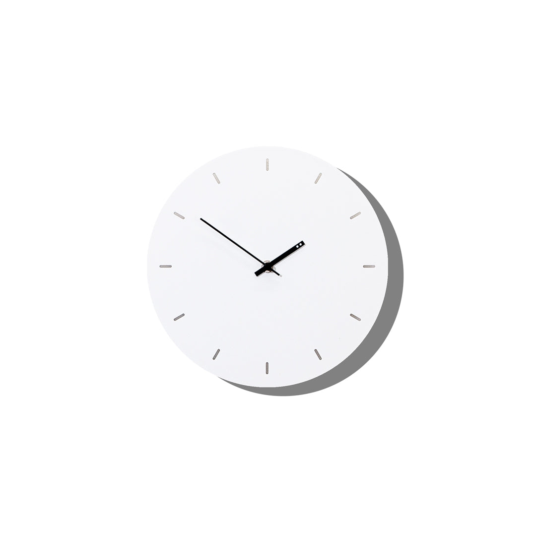 White modern wall clock with lines Melbourne, Australia, TOO designs
