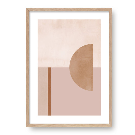 Evoke - Dusty Terracotta A2 Framed Print