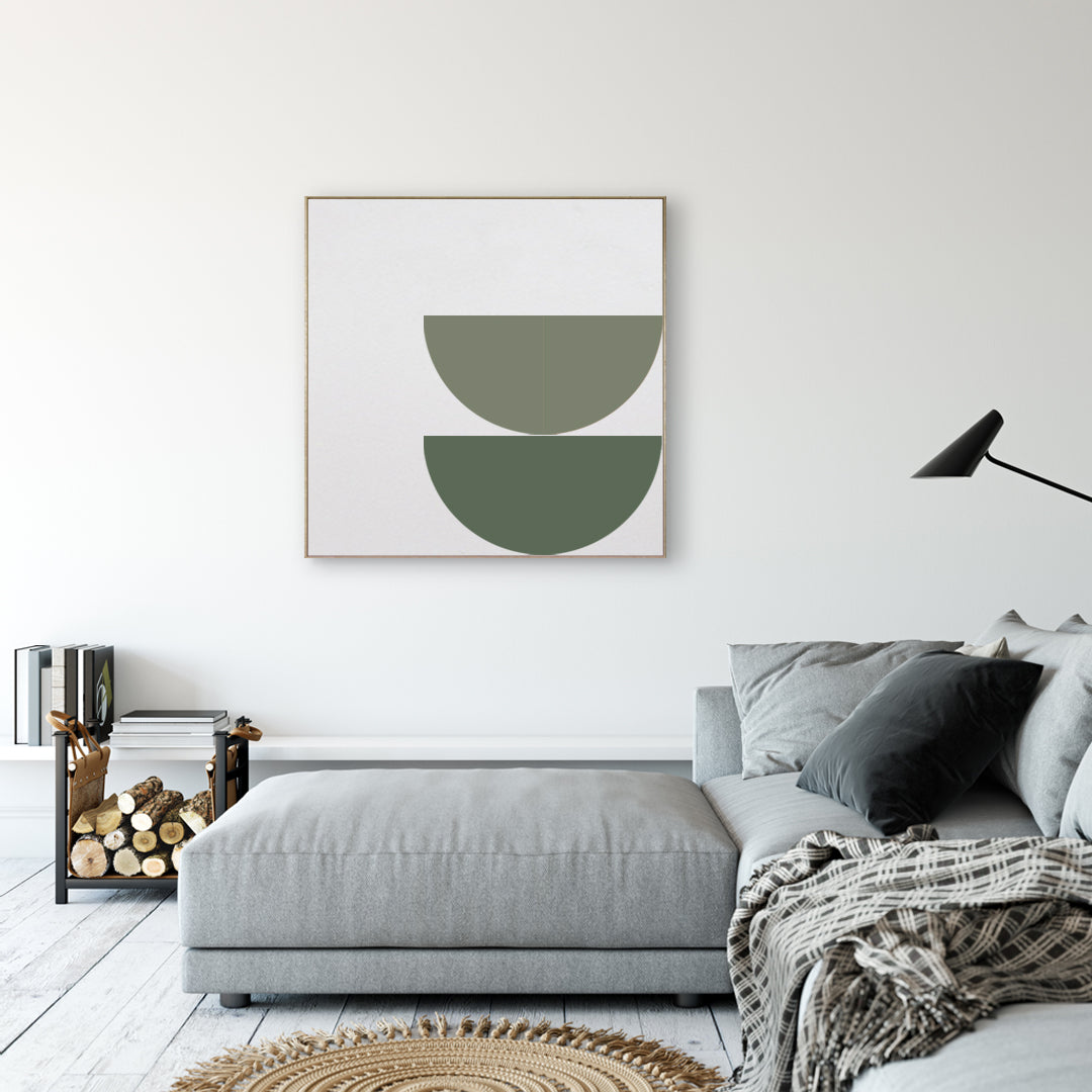Modern interior art ORBIT magnetic square green shades TOO designs